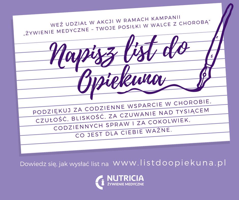 list do opiekuna Napisz list do opiekuna