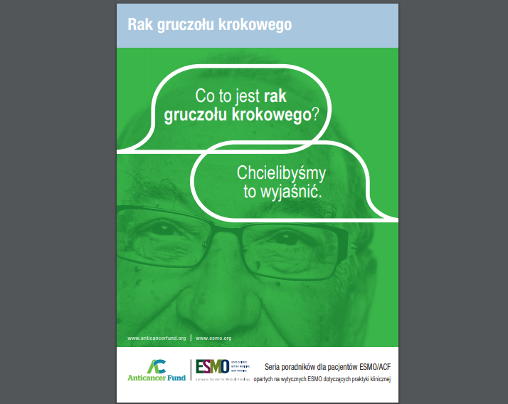rak prostaty rak prostaty, poradnik esmo