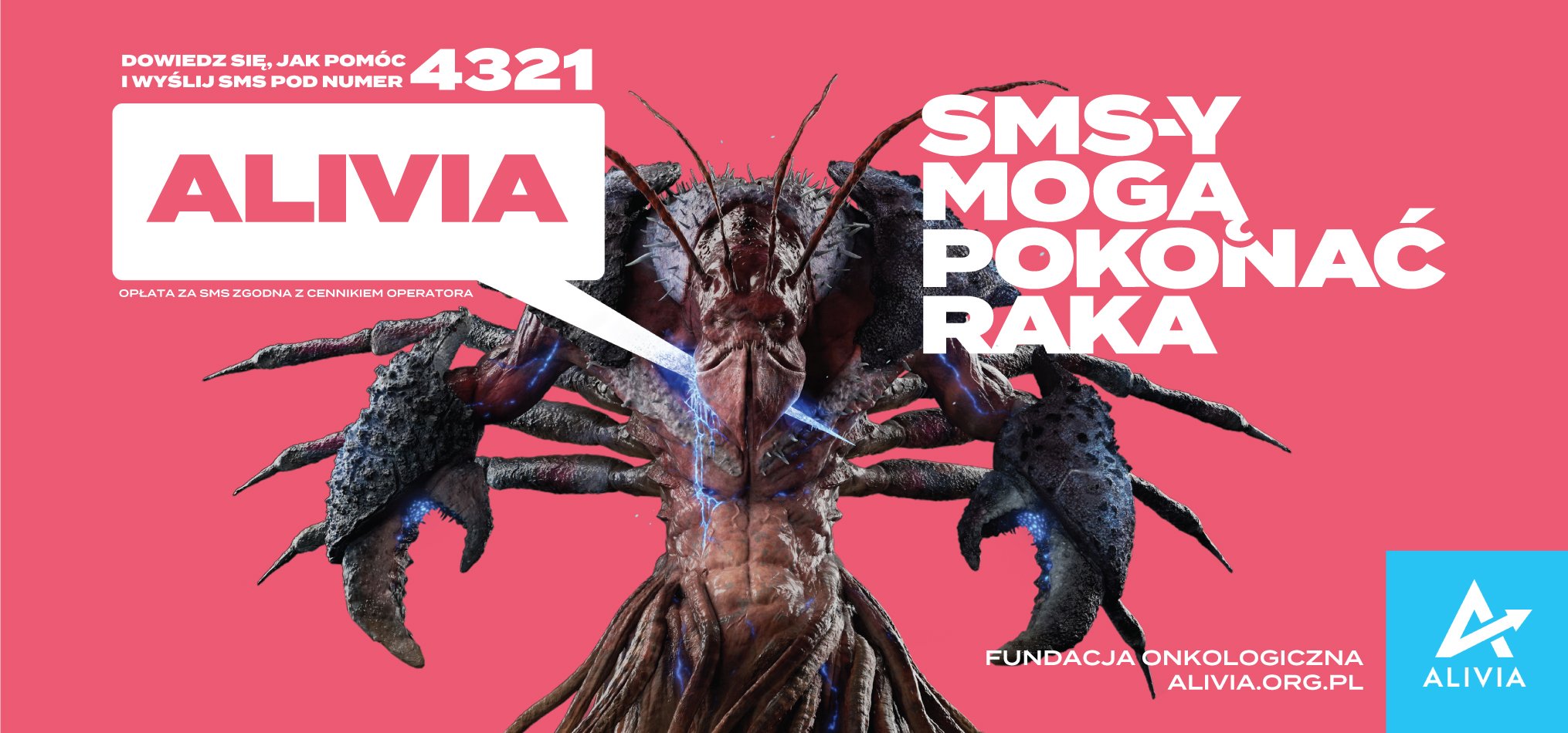 alivia_sms mogą pokonać raka